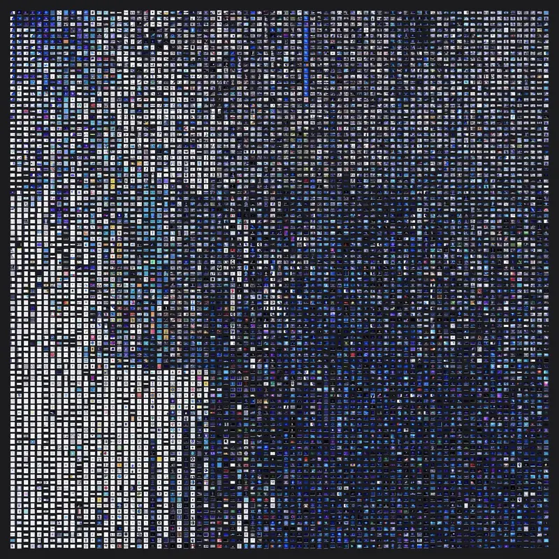 Fragmentation des visages et datafication du monde : considérations issues d’une analyse qualitative–quantitative d’images d’intelligence artificielle — 2023