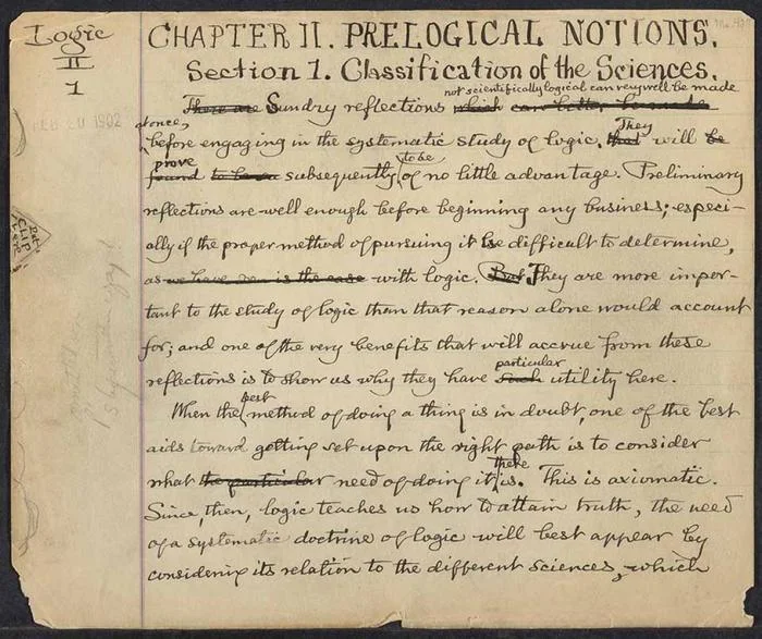 Orchestrating Cultural Heritage: Exploring the Automated Analysis and Organization of Charles S. Peirce’s PAP Manuscript