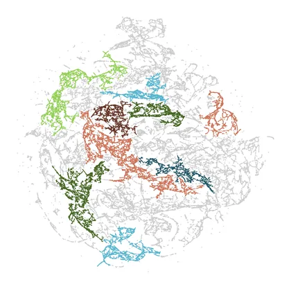 UMAP+HDBSCAN embedding of Berlin
