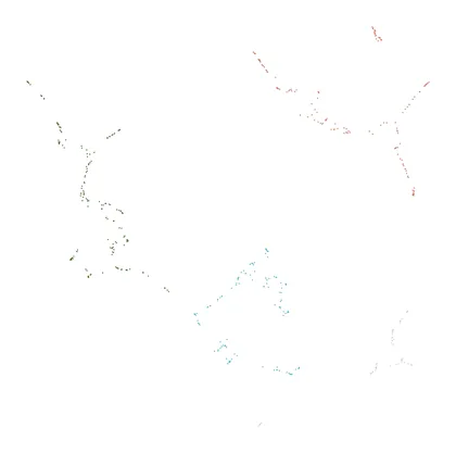UMAP+HDBSCAN embedding of Palmanova