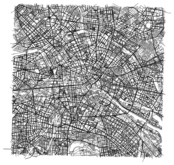 Street map of Berlin