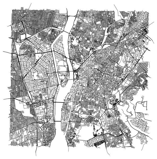 Street map of Cairo