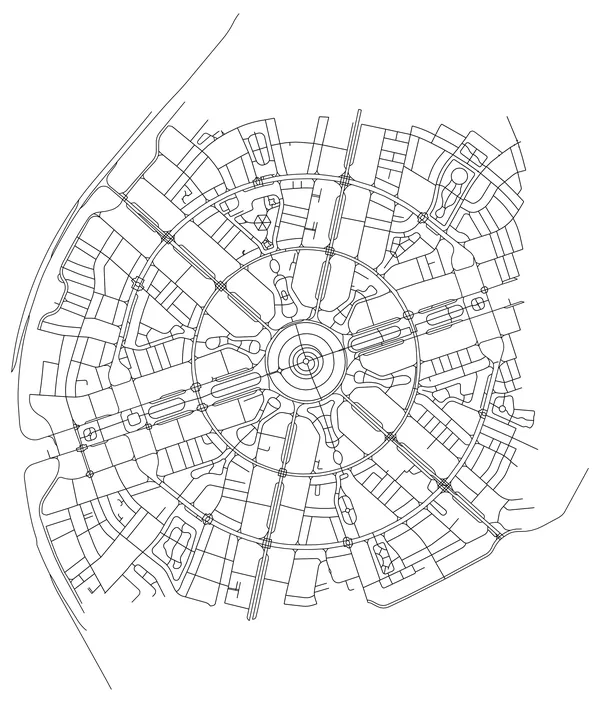 Street map of Dubai