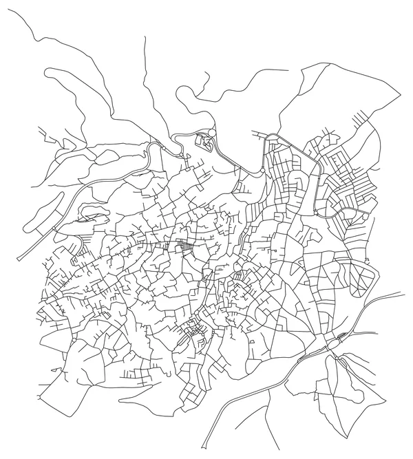 Street map of Fez