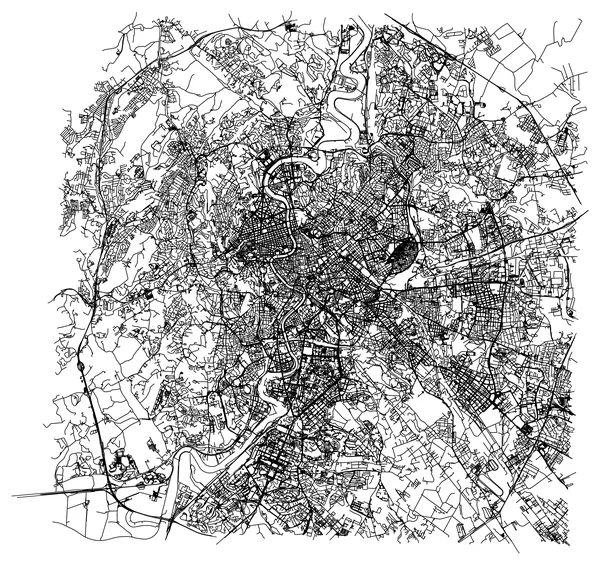 Street map of Rome