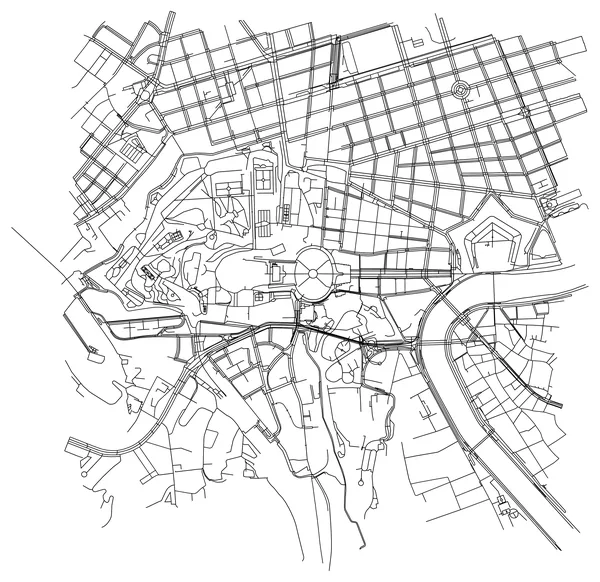 Street map of Vatican City