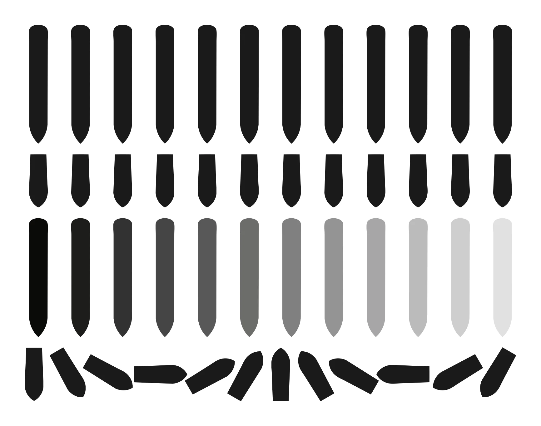 Figure 1. Size, transparency and course are part of information that vessels can bring themselves.