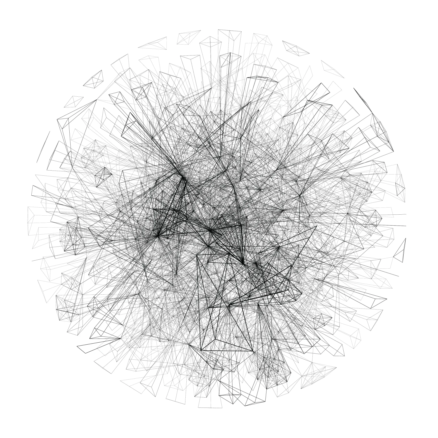 Figure 4. Conference keywords represented in a network.