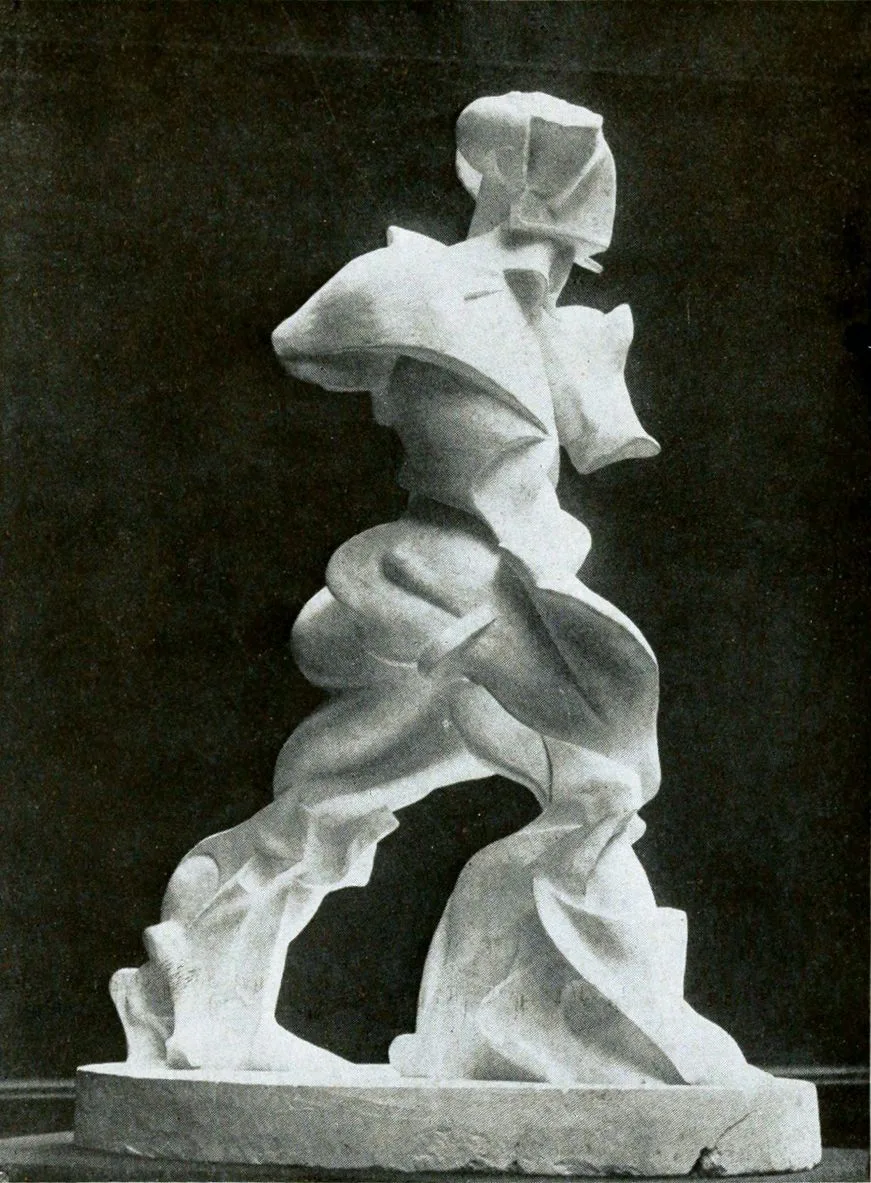 Figure 1. Umberto Boccioni, _Spiral Expansion of Muscles in Action_, 1913.