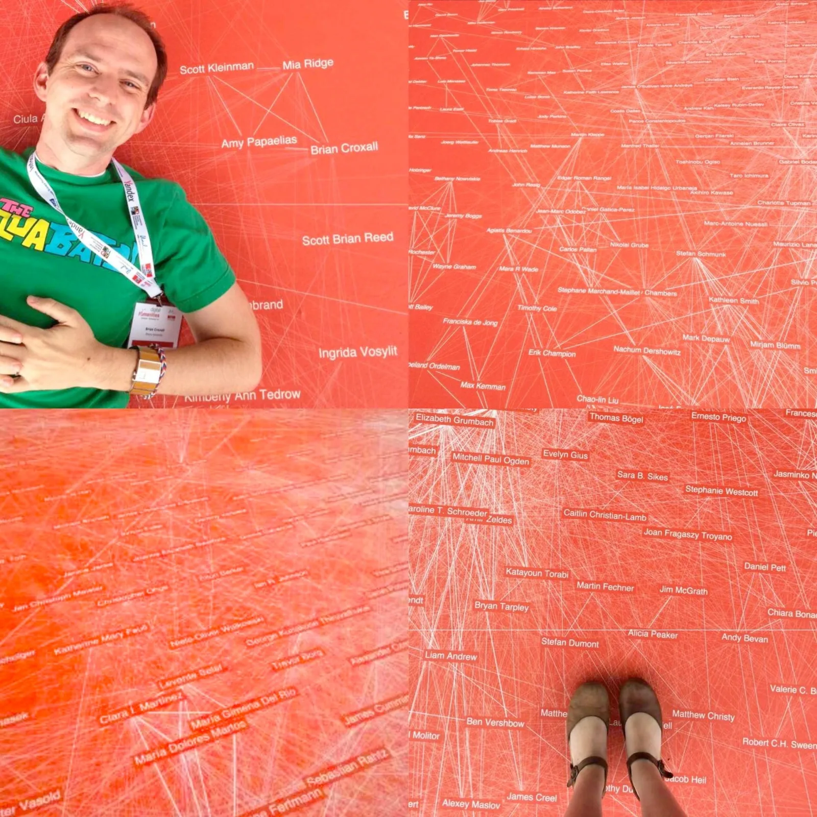 Figure 5. Tweets du tapis avec les participants.